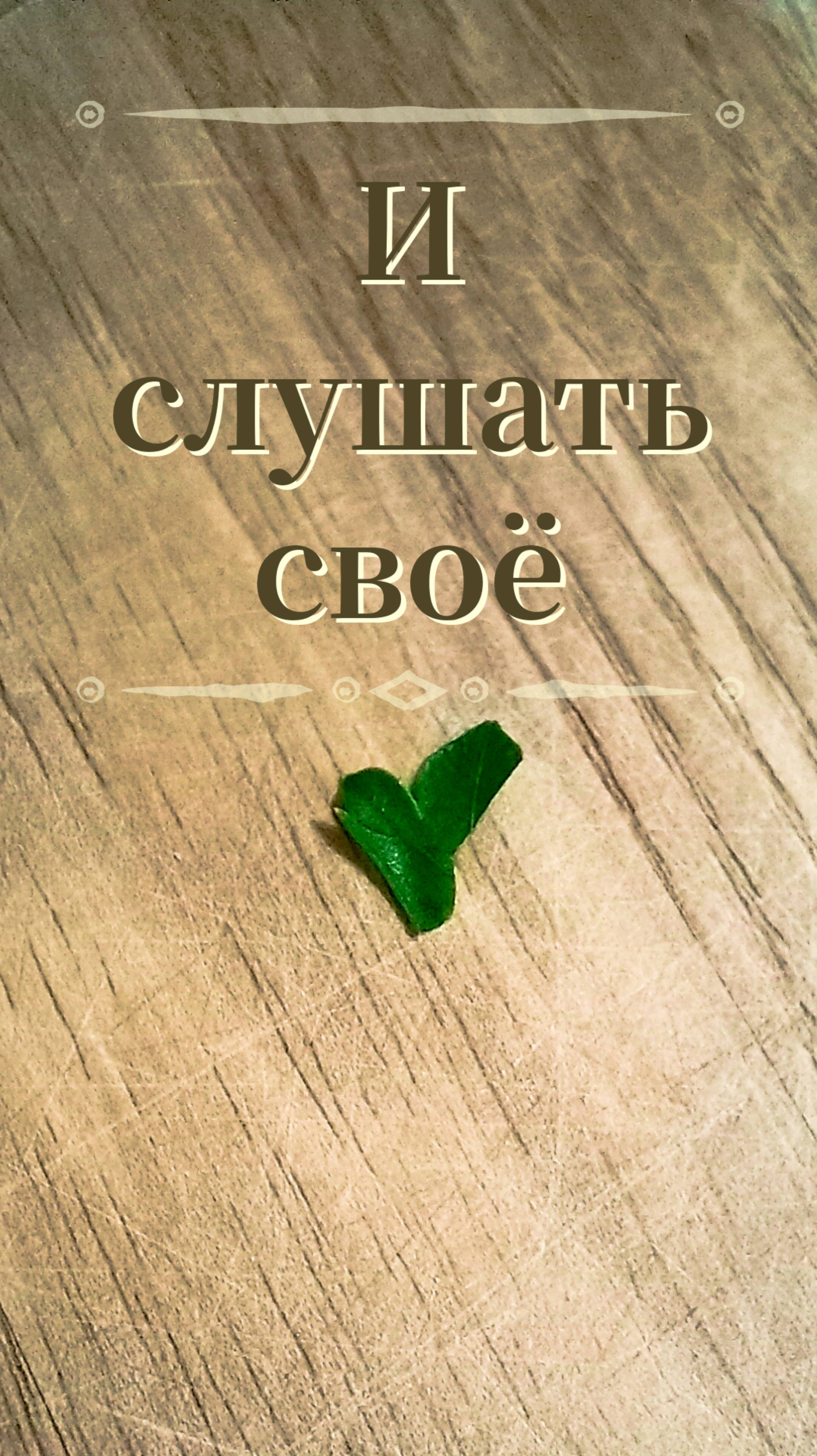 И слушать своё сердце #shorts