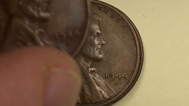 DC Minutes 1944 US $475,000 Steel Lincoln Penny - United States Coins