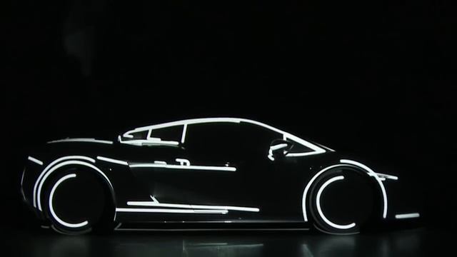 Amethys Technologies projection mapping Lamborghini Gallardo Superleggera VIP event 01.12.2011.mp4