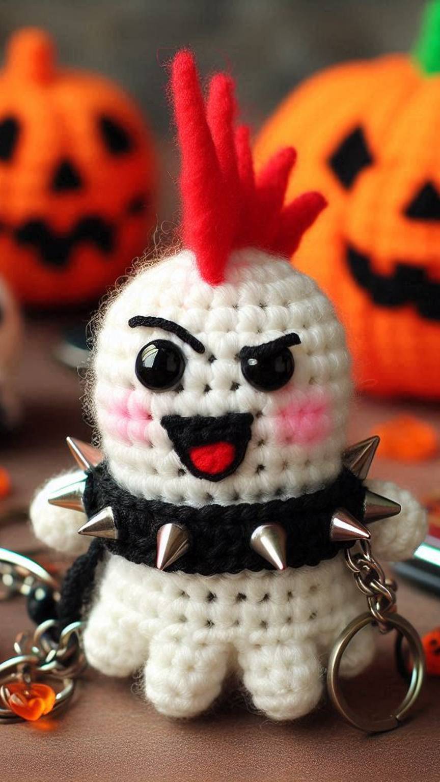 Современные приведения - Halloween: вязание крючком - 13 вариантов игрушек, брелков