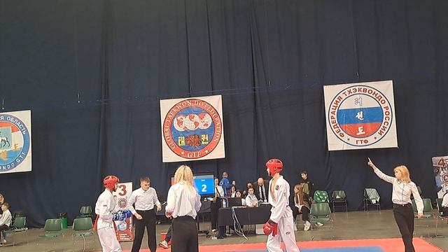 Тхеквондо GTF. Стоп-бал. Категория 12-14 лет, 50-55 кг . Самара. Мтл арена. 3 бой . 13.10.2024.