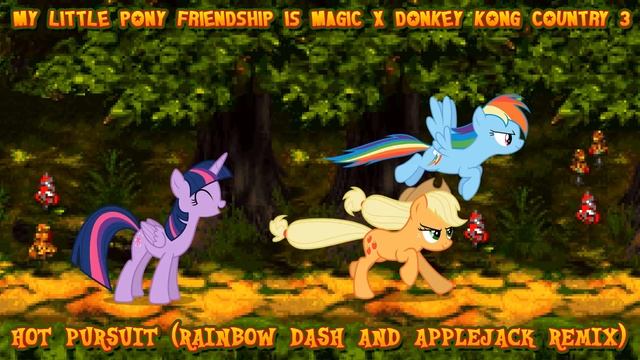 [MLP FiM x DKC3] Hot Pursuit (Rainbow Dash and Applejack Remix)