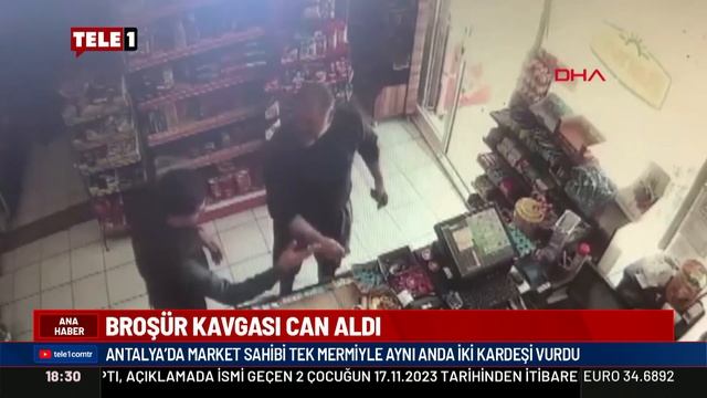 Broşür kavgası can aldı!