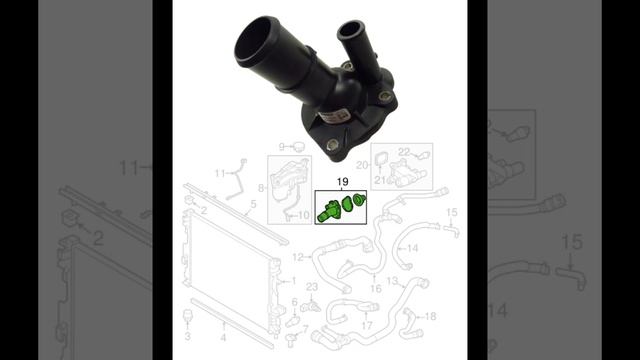 VALVULA TERMOSTATICA LAND ROVER EVOQUE FREELANDER SPORT LR027158