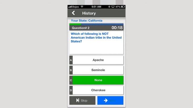 US Citizenship Test Prep - Practice Exam - Practice Questions - Best iPhone App Review