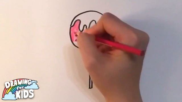How to draw cake pops easy | Легкие рисунки для детей | Wie man Cake Pops einfach zeichnet