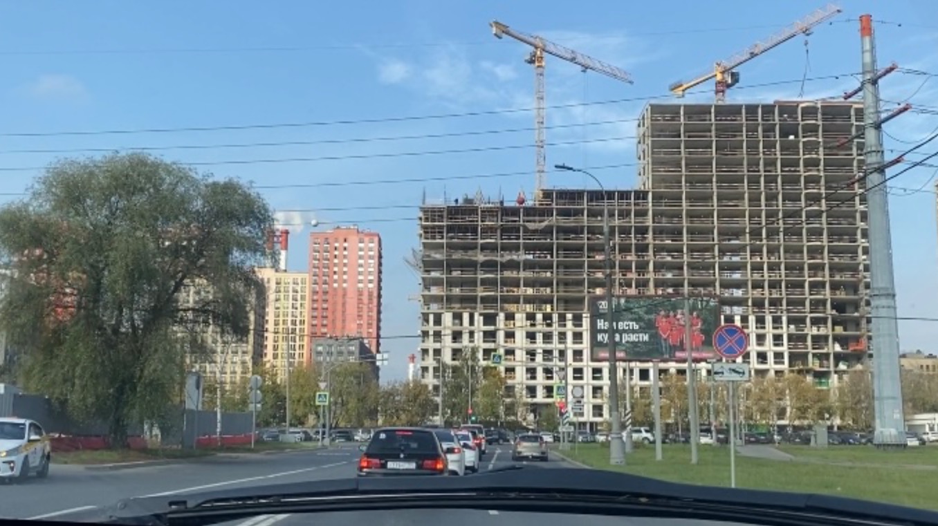 Автопрогулка по Москве. Осень. Солнечная погодка