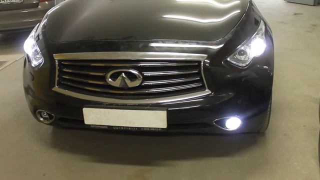 INFINITI QX70 OSRAM ledfog101+High Performance Lights