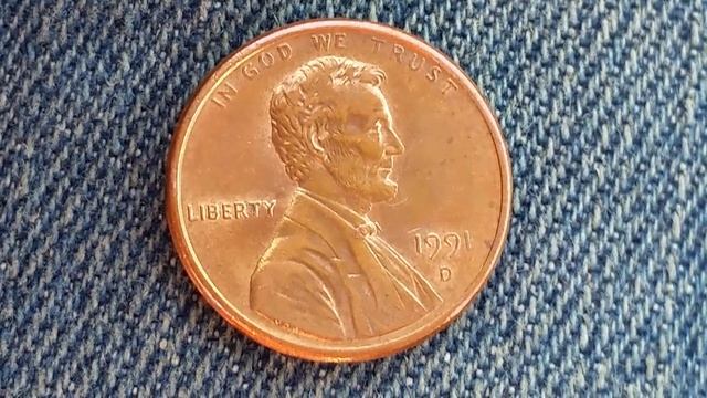 1991 D LINCOLN MEMORIAL CENT FUN FACTS!