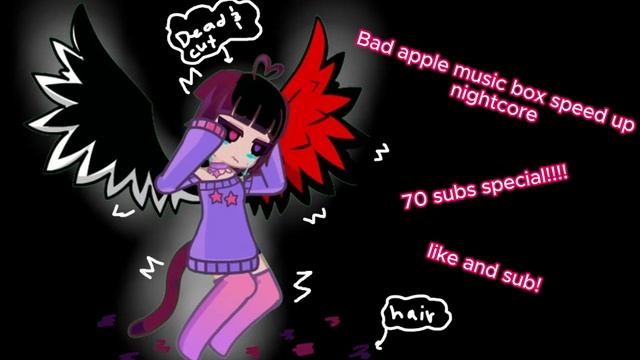 Bad apple speed up nightcore 70 sub special