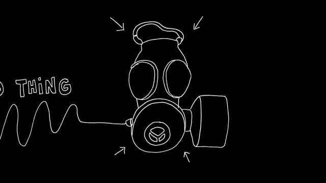 Gould and Gas mask