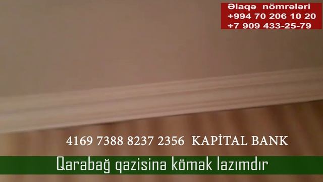 Qarabağ qazisinə kömək lazımdır