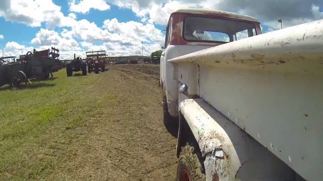 Jeep FC 150 through some mud.