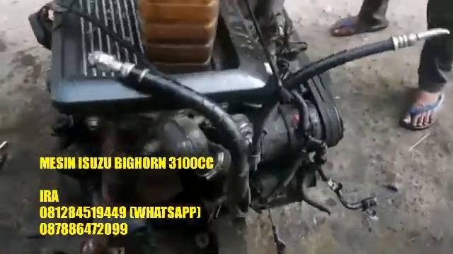 Mesin isuzu bighorn 3100cc 4jg2t turbo intercooler / OFFROAD 4WD / MESIN MOBIL BEKAS / PART COPOTAN