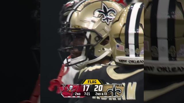 Ryan Miller catches for a 39-yard Gain vs. New Orleans Saints