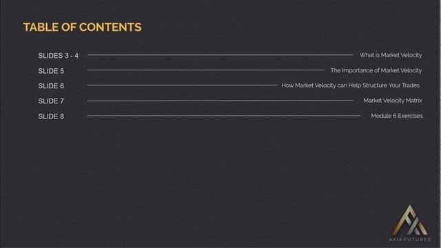 56. Module 6 –2 Table of Contents