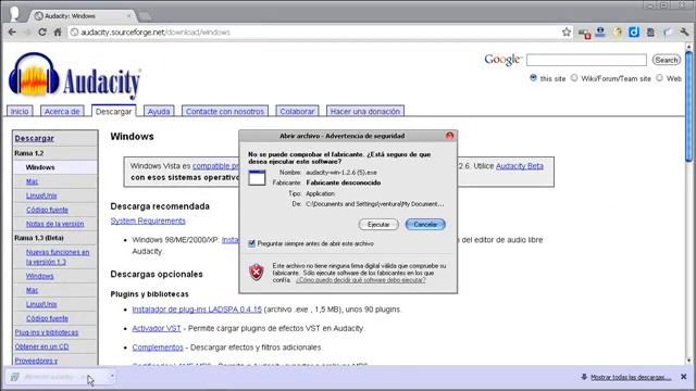 Descargar Audacity