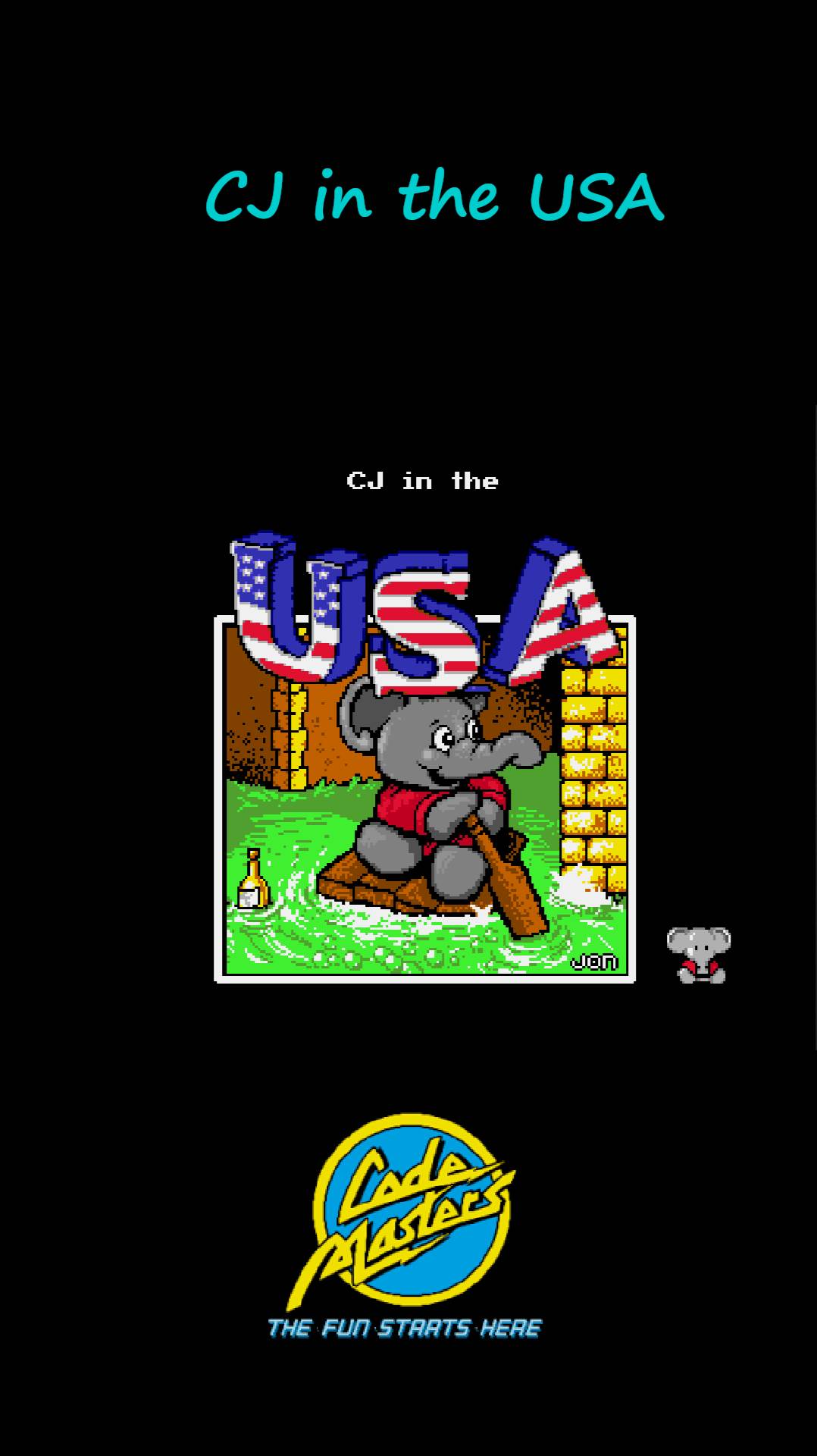 CJ in the USA (Amiga) концовка