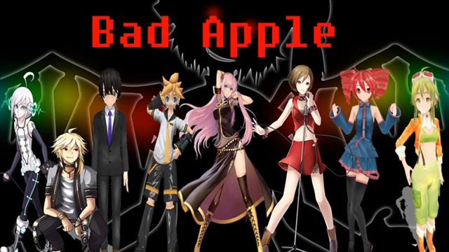 [1 UTAUloid + 7 Vocaloid Chorus] Bad Apple