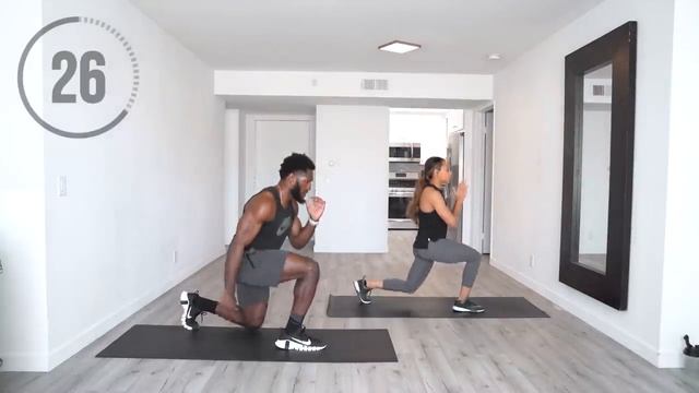 30 Minute Full Body HIIT Workout (Low Impact_No Equipment)