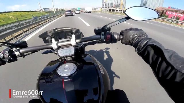 Ducati XDiavel S Ride ( acceleration, sound, traffic ride )