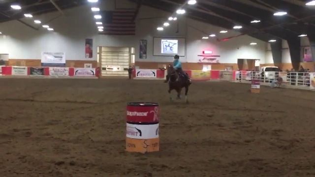 Olivia and Apple's dream run at the MEC on Winona on 4/9/16 to win the 1D in all 4 classes!!