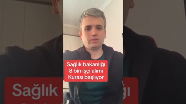 Sağlık Bakanlığı 8 bin sürekli işçi alımı kura çekimi canlı yayını başlıyor