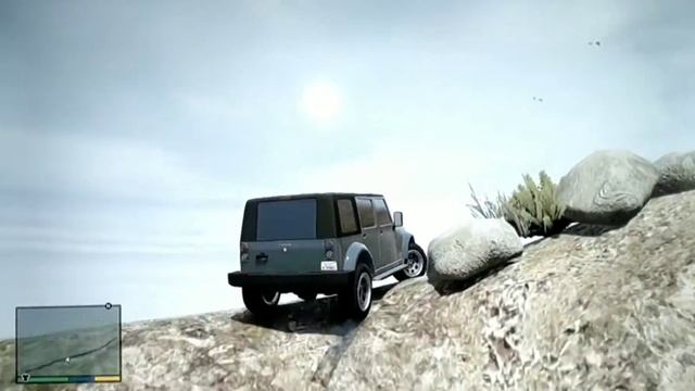 GTA 5. JEEP WRANGLER  ile off-road #3