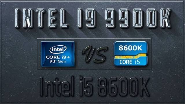 Intel i9 9900K vs i5 8600K Benchmarks | Test Review | Comparison | Gaming | 10 Tests