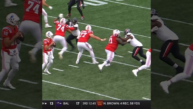 Mario Edwards with a Fumble Recovery vs. New England Patriots