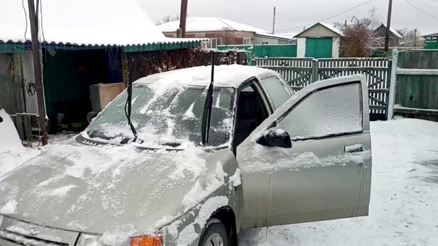 Ледяной дождь и последствия в деревне..