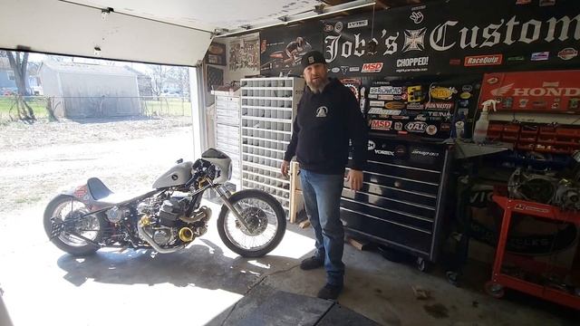 Cb750 Turbo tuning - Burnout time!