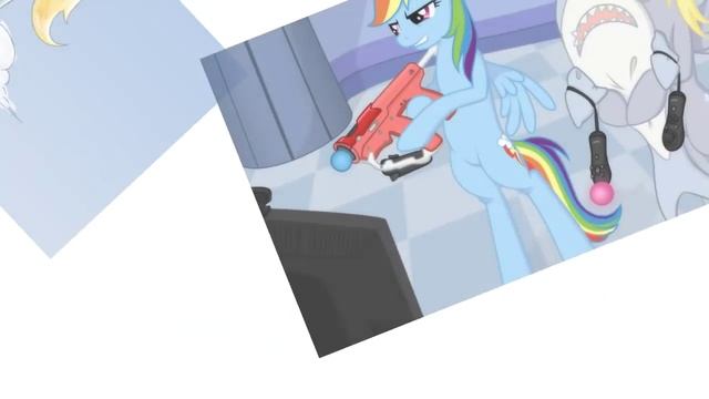 Rainbow dash and Derpy Рэйнбоу дэш и Дёрпи