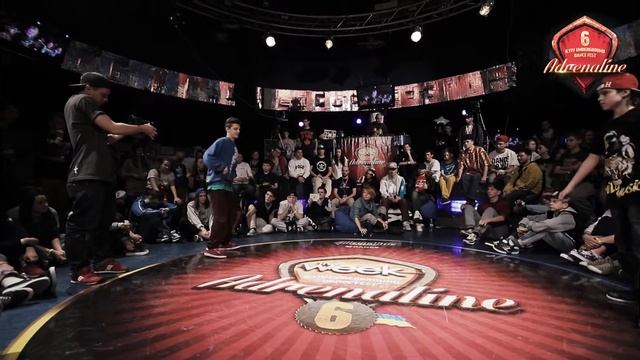 1/4F Hip-hop Beginners Niki(win) vs Alexander@ADRENALINE FEST VOL.6