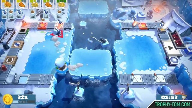 Overcooked! - Level 3-4 🏆 2 Player Co-op 3 Stars (Overcooked: All You Can Eat)