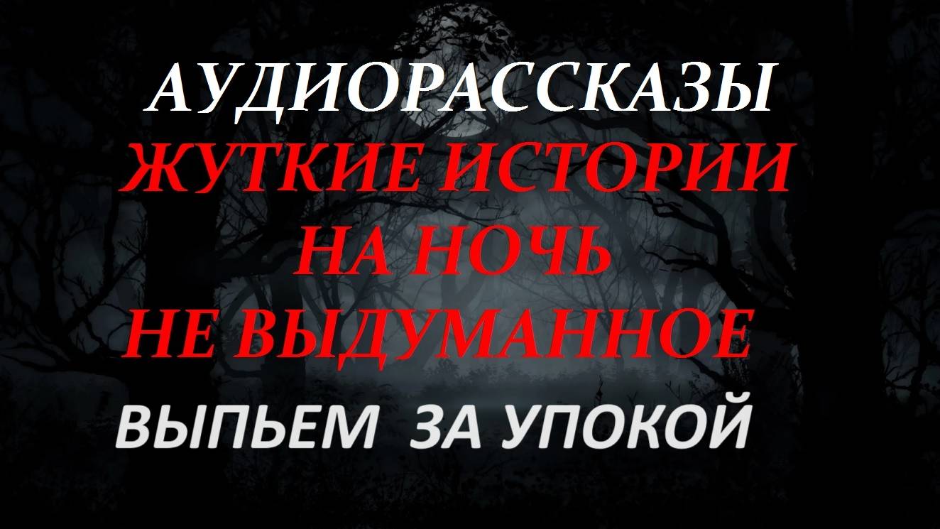 СТРАШНЫЕ РАССКАЗЫ НА НОЧЬ-ВЫПЬЕМ ЗА УПОКОЙ