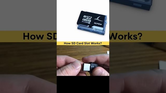 This is how, SD card slot work 📌 @3dcadpanda