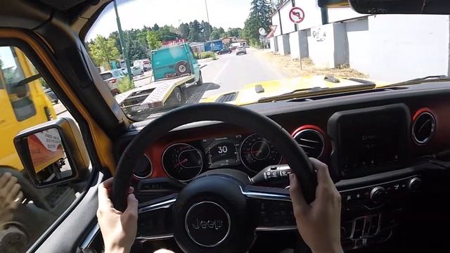 2021 Jeep Wrangler Rubicon City POV Test Drive