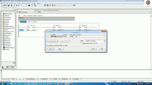 How to connect and configuration hardware & software PLC S7-300 analog input with PT-100 and TC EP1