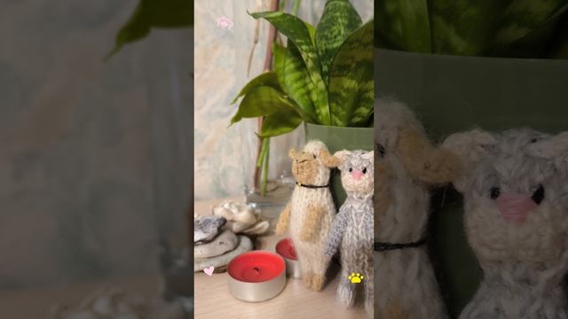 Такие милые шерстяные игрушки