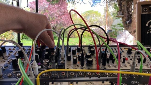 Modular on the Patio || Morphagene, Rings, Moog Model 15 iOS