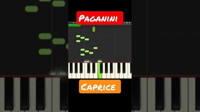 Paganini. Caprice classic music short #shorts