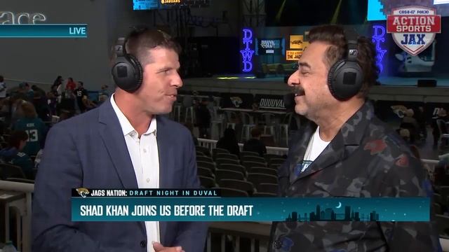 Jaguars owner Shad Khan joins us on Draft Night