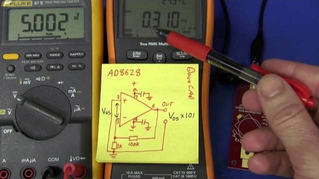 EEVblog #476 - Opamp Offset Voltage Measurement