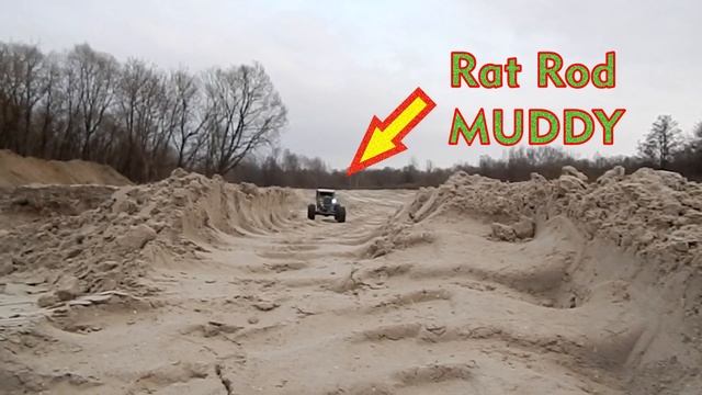 rc Rat Rod truck MUDDY хотрод