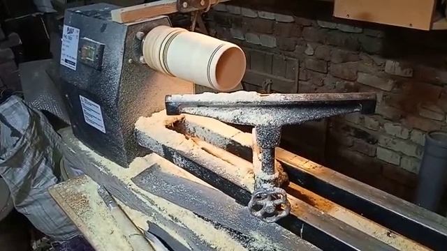 Первое изделие на токарном стаке по дереву
