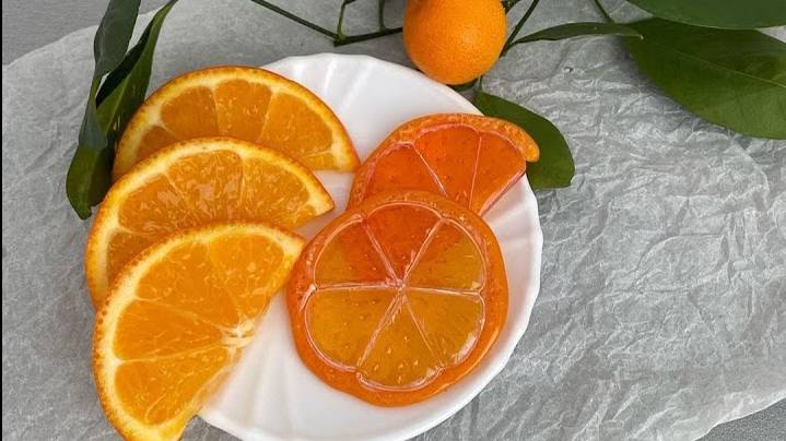 АПЕЛЬСИНОВЫЕ ЛЕДЕНЦЫ 🍊🍊 Рецепт