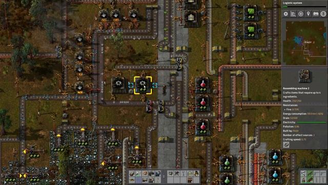 Зеленое производство в Factorio