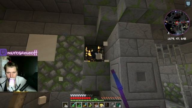 Зачистка данжа на версии 1.20.1 хардкор #minecraft #hardcore #майнкрафт #майнкрафтданж