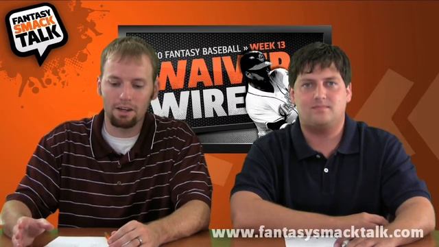 Fantasy Baseball 2010 Week 13 Tips and Waiver Wire